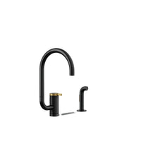 COMPONENTS® SINGLE-HANDLE KITCHEN SINK FAUCET WITH TWO-FUNCTION EXTENDED-REACH ARC SPOUT AND SIDE SPRAYER - robinsonco.ca