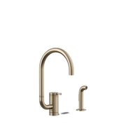 COMPONENTS® SINGLE-HANDLE KITCHEN SINK FAUCET WITH TWO-FUNCTION EXTENDED-REACH ARC SPOUT AND SIDE SPRAYER - robinsonco.ca