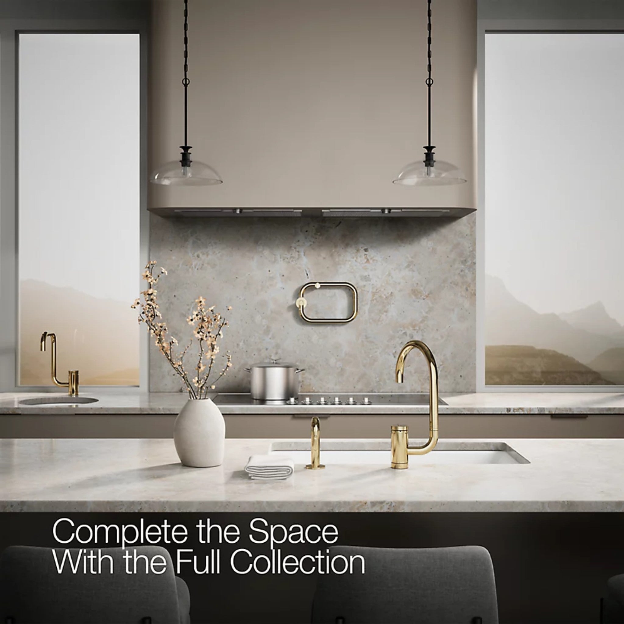 COMPONENTS® SINGLE-HANDLE KITCHEN SINK FAUCET WITH TWO-FUNCTION EXTENDED-REACH ARC SPOUT AND SIDE SPRAYER - robinsonco.ca