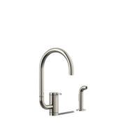 COMPONENTS® SINGLE-HANDLE KITCHEN SINK FAUCET WITH TWO-FUNCTION EXTENDED-REACH ARC SPOUT AND SIDE SPRAYER - robinsonco.ca