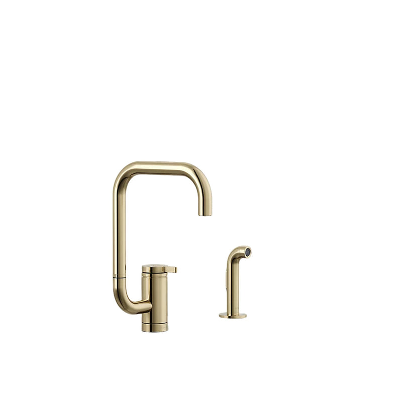 COMPONENTS® SINGLE-HANDLE KITCHEN SINK FAUCET WITH TWO-FUNCTION EXTENDED-REACH SQUARE SPOUT AND SIDE SPRAYER - robinsonco.ca