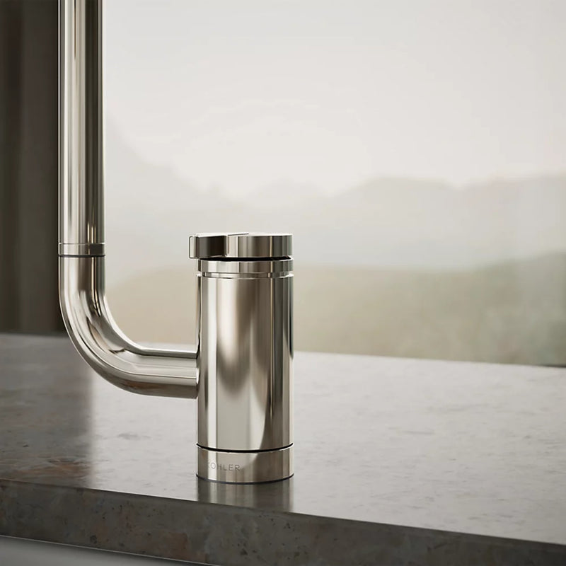 COMPONENTS® SINGLE-HANDLE KITCHEN SINK FAUCET WITH TWO-FUNCTION EXTENDED-REACH SQUARE SPOUT AND SIDE SPRAYER - robinsonco.ca