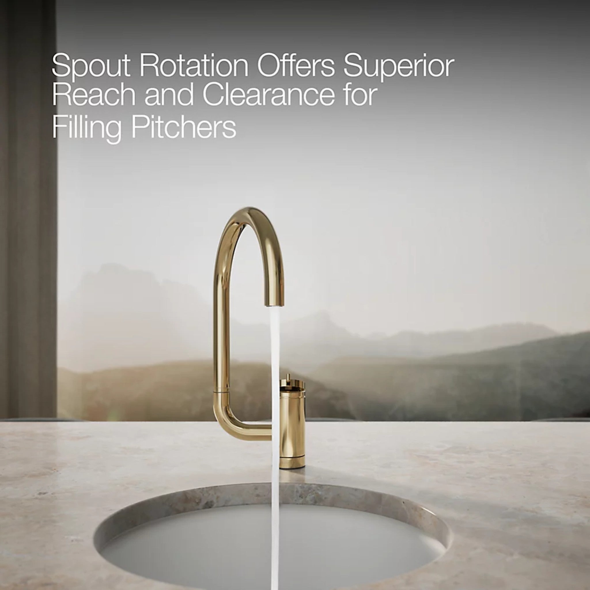 COMPONENTS® SINGLE-HANDLE BAR SINK FAUCET WITH TWO-FUNCTION EXTENDED-REACH ARC SPOUT - robinsonco.ca