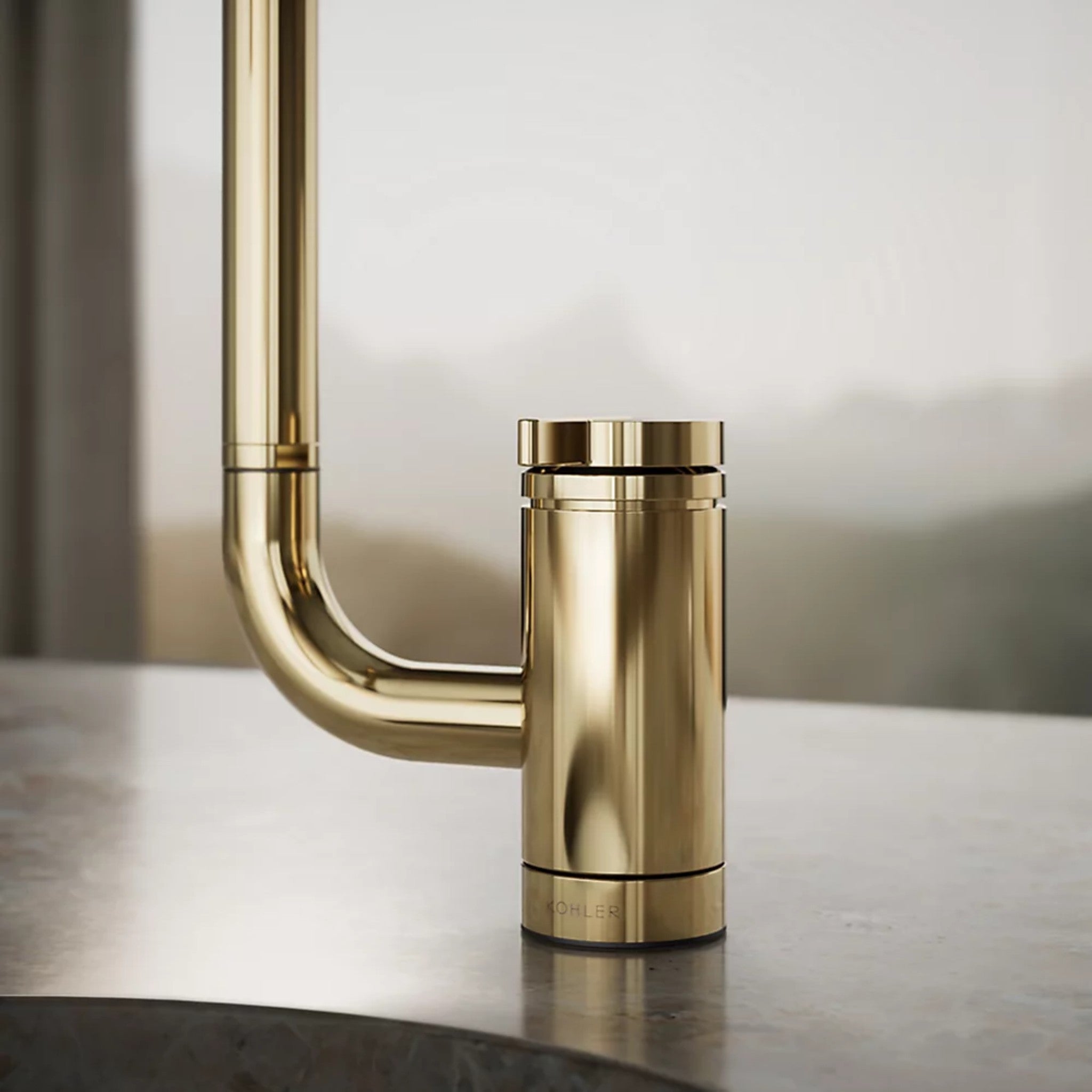 COMPONENTS® SINGLE-HANDLE BAR SINK FAUCET WITH TWO-FUNCTION EXTENDED-REACH SQUARE  SPOUT - robinsonco.ca
