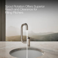 COMPONENTS® SINGLE-HANDLE BAR SINK FAUCET WITH TWO-FUNCTION EXTENDED-REACH SQUARE  SPOUT - robinsonco.ca