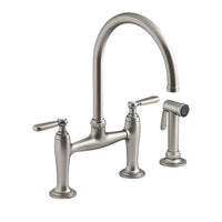 EDALYN™ BRIDGE FAUCET WITH SIDE SPRAY - robinsonco.ca