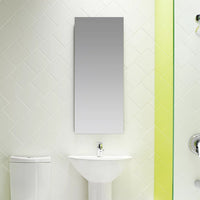 CATALAN 15 X 36 INCHES ALUMINUM SINGLE-DOOR MEDICINE CABINET WITH 107 DEGREE HINGE - robinsonco.ca