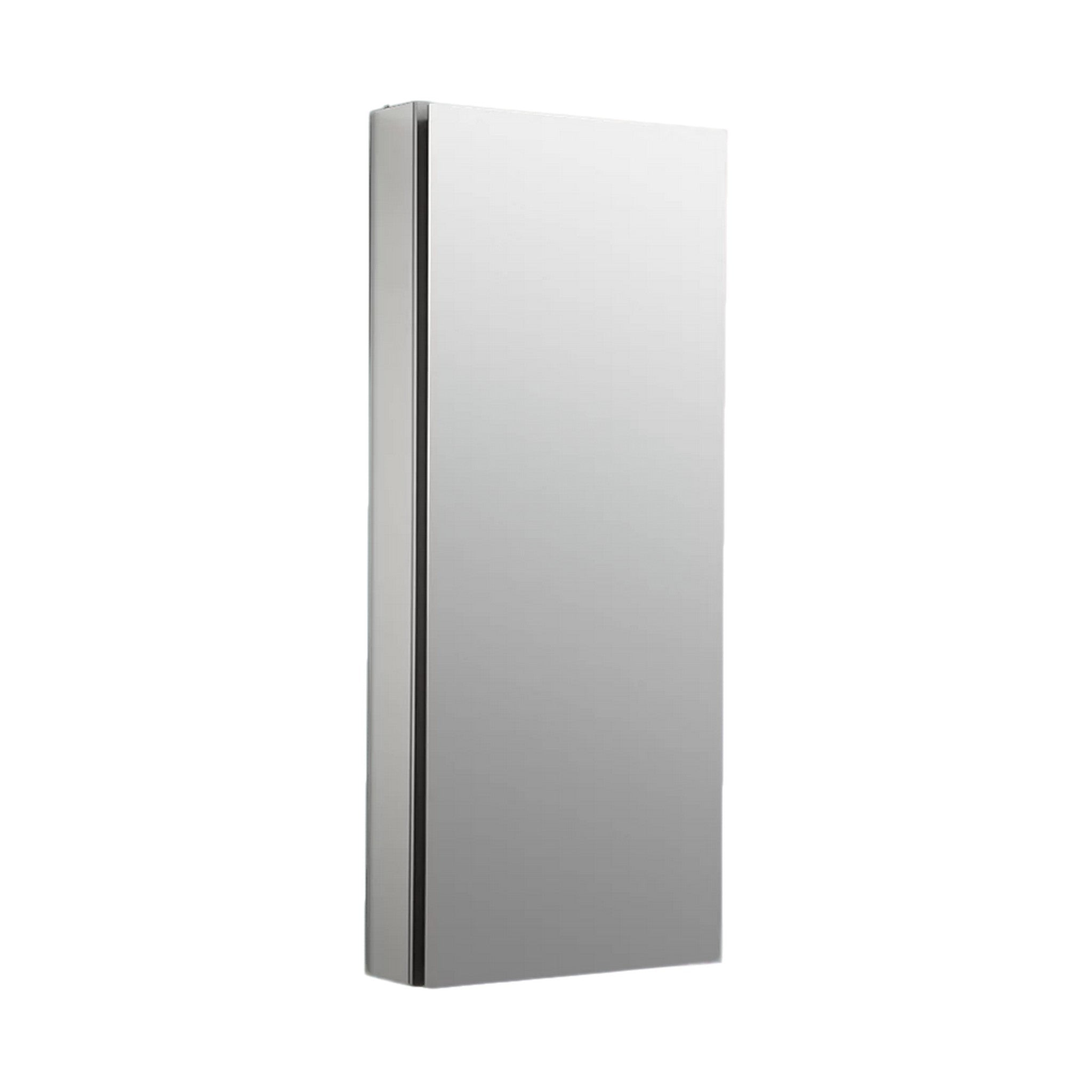 CATALAN 15 X 36 INCHES ALUMINUM SINGLE-DOOR MEDICINE CABINET WITH 107 DEGREE HINGE - robinsonco.ca