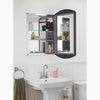 ARCHER 20 X 31 INCHES ALUMINUM SINGLE-DOOR MEDICINE CABINET WITH BEVELED EDGES