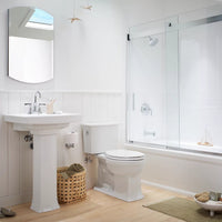 ARCHER 20 X 31 INCHES ALUMINUM SINGLE-DOOR MEDICINE CABINET WITH BEVELED EDGES