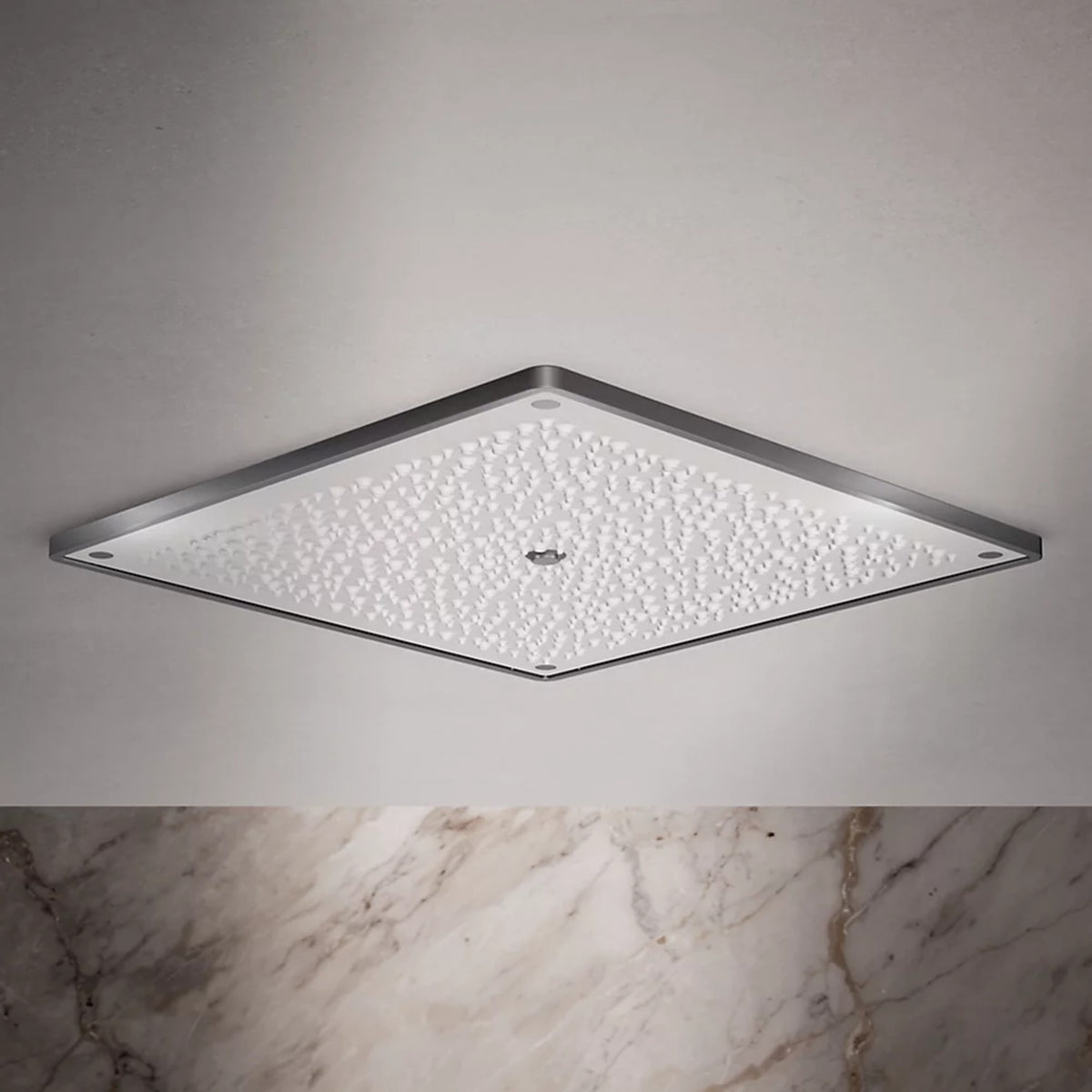REAL RAIN 19-INCH SQUARE TWO-FUNCTION OVERHEAD SHOWER PANEL - robinsonco.ca