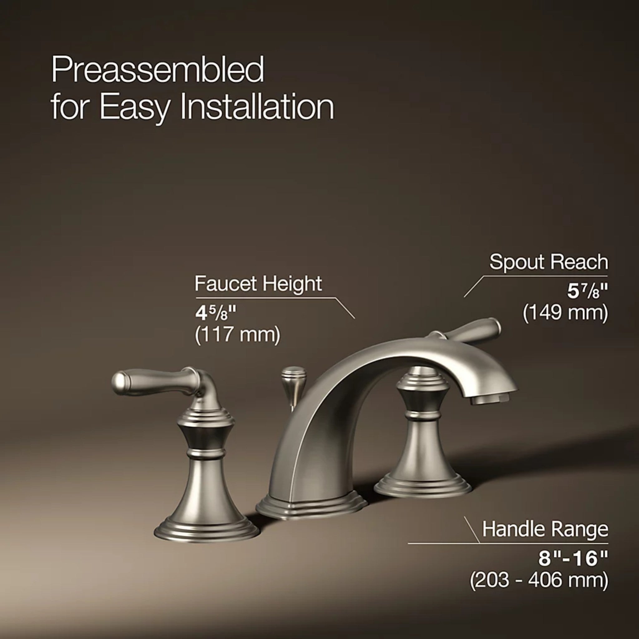 DEVONSHIRE WIDESPREAD BATHROOM SINK FAUCET - robinsonco.ca