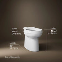 CIMARRON ELONGATED TOILET BOWL WITH SKIRTED TRAPWAY - robinsonco.ca