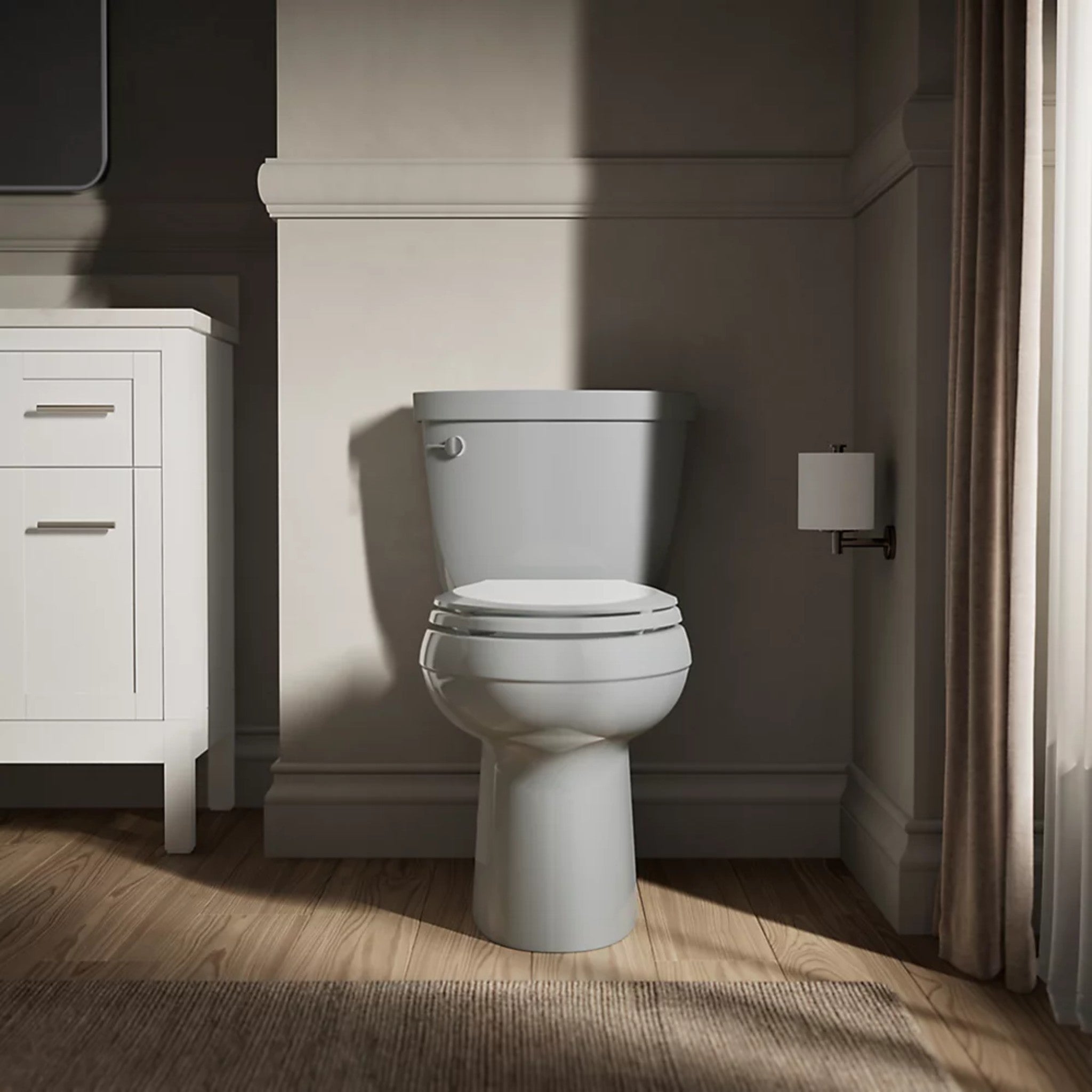 CIMARRON TWO-PIECE ELONGATED TOILET WITH SKIRTED TRAPWAY - robinsonco.ca