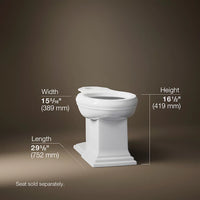 MEMOIRS ELONGATED TOILET BOWL WITH CONCEALED TRAPWAY - robinsonco.ca