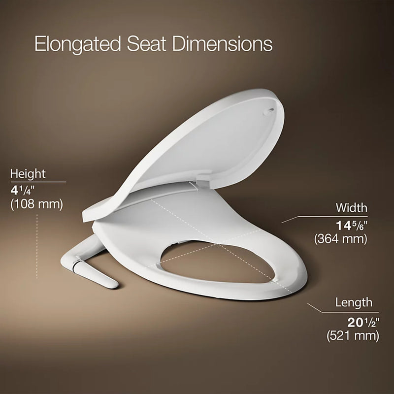 PUREWASH® M250 ELONGATED MANUAL BIDET TOILET SEAT - robinsonco.ca