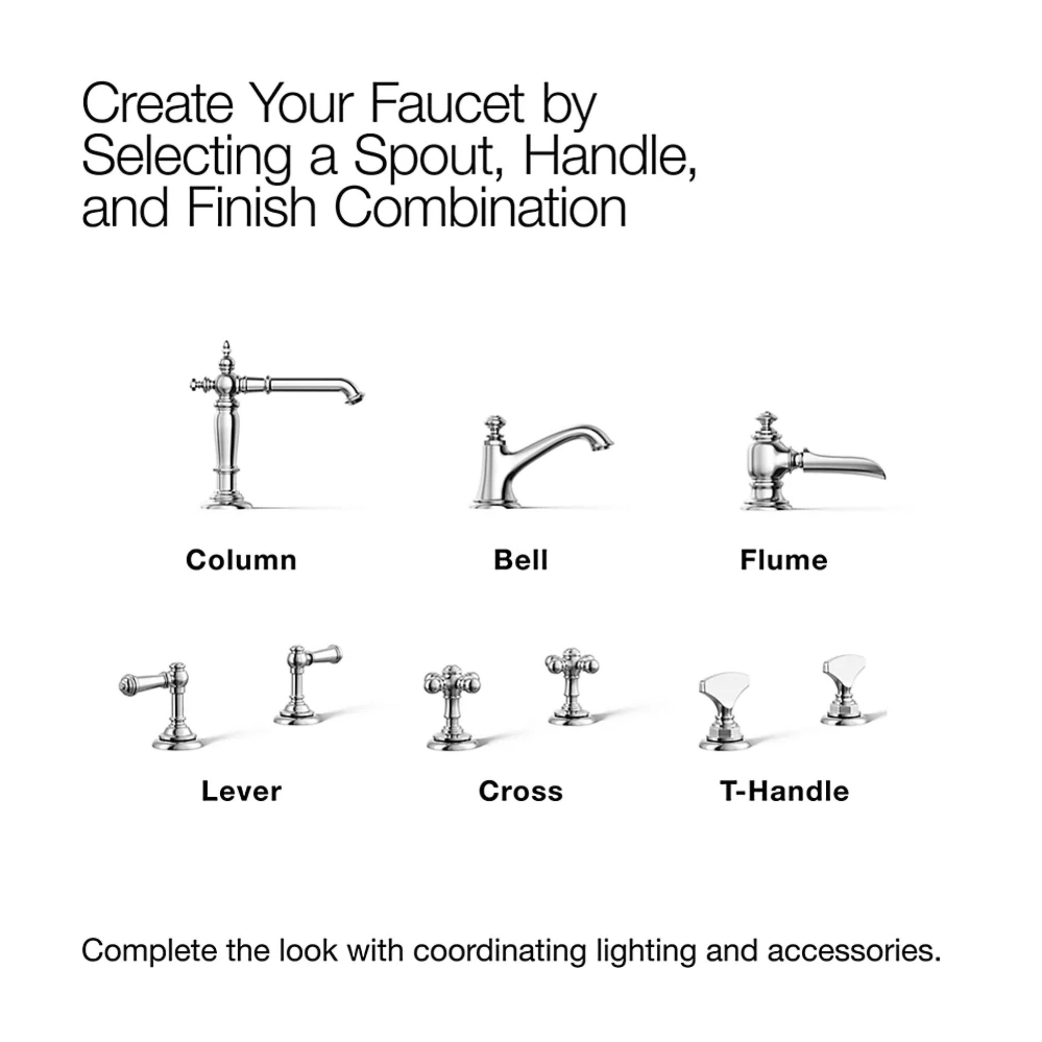 ARTIFACTS BATHROOM SINK FAUCET SPOUT WITH BELL DESIGN - robinsonco.ca