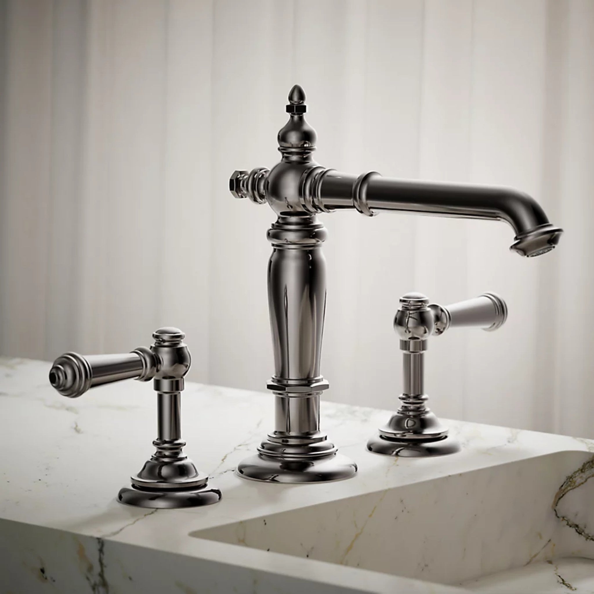 ARTIFACTS BATHROOM SINK FAUCET SPOUT WITH COLUMN DESIGN - robinsonco.ca