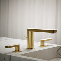 COMPOSED WIDESPREAD BATHROOM SINK FAUCET WITH LEVER HANDLES - robinsonco.ca