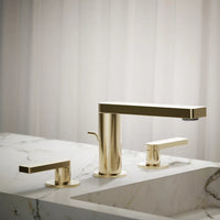 COMPOSED WIDESPREAD BATHROOM SINK FAUCET WITH LEVER HANDLES - robinsonco.ca