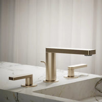 COMPOSED WIDESPREAD BATHROOM SINK FAUCET WITH LEVER HANDLES - robinsonco.ca