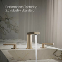 COMPOSED WIDESPREAD BATHROOM SINK FAUCET WITH LEVER HANDLES - robinsonco.ca