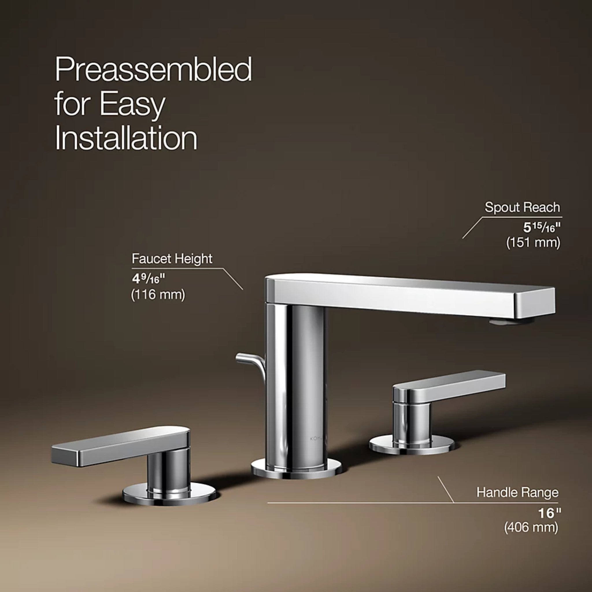 COMPOSED WIDESPREAD BATHROOM SINK FAUCET WITH LEVER HANDLES - robinsonco.ca