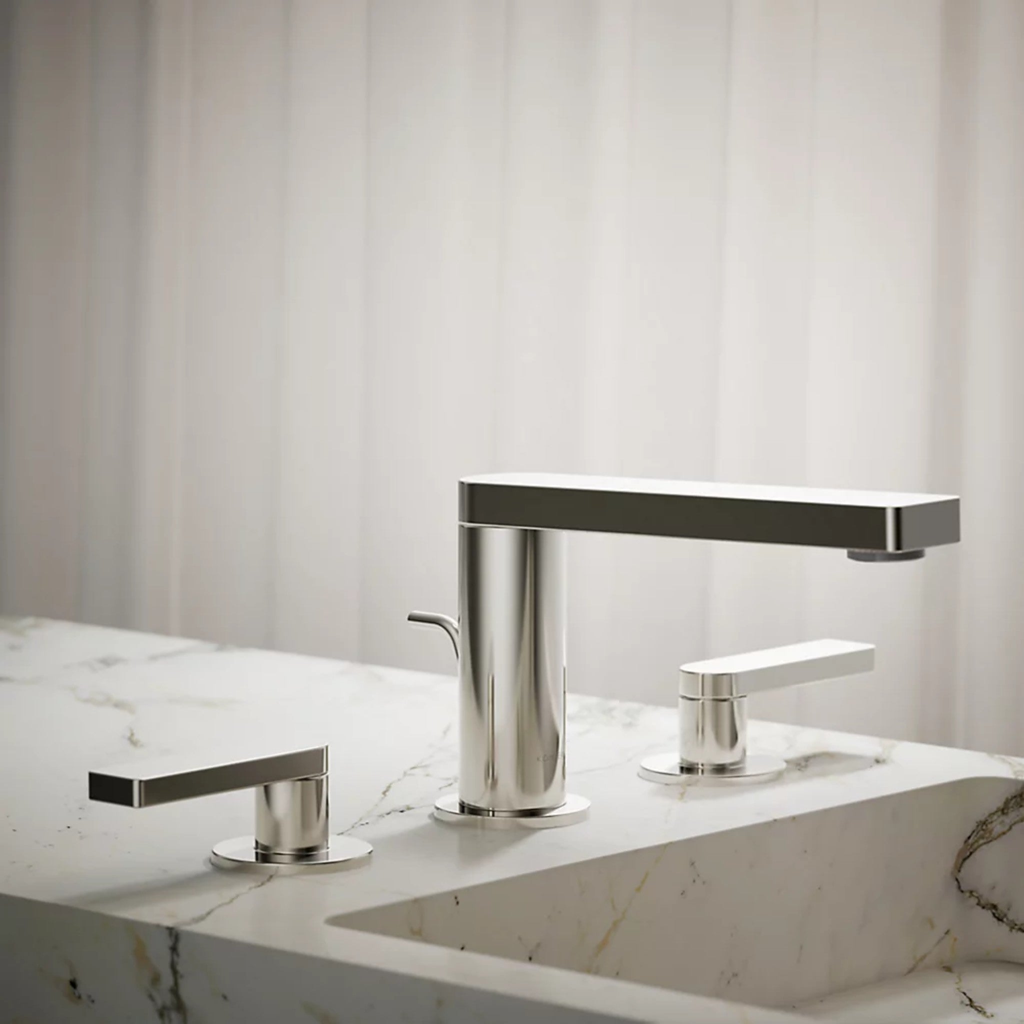 COMPOSED WIDESPREAD BATHROOM SINK FAUCET WITH LEVER HANDLES - robinsonco.ca