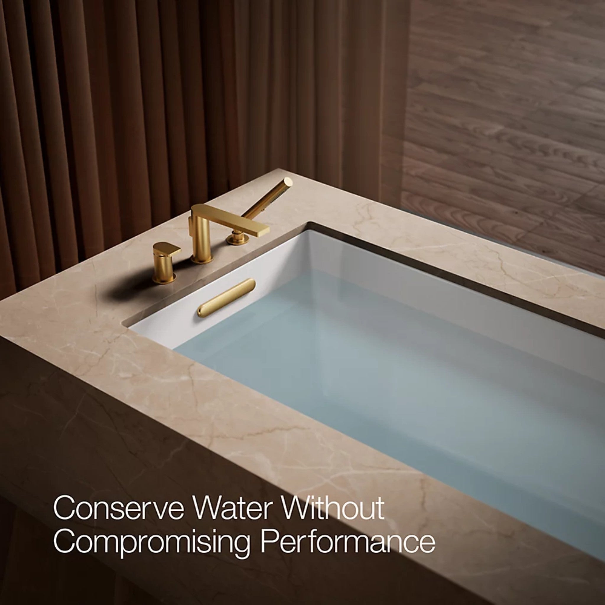 COMPOSED DECK MOUNT BATH FAUCET WITH HANDSHOWER - robinsonco.ca
