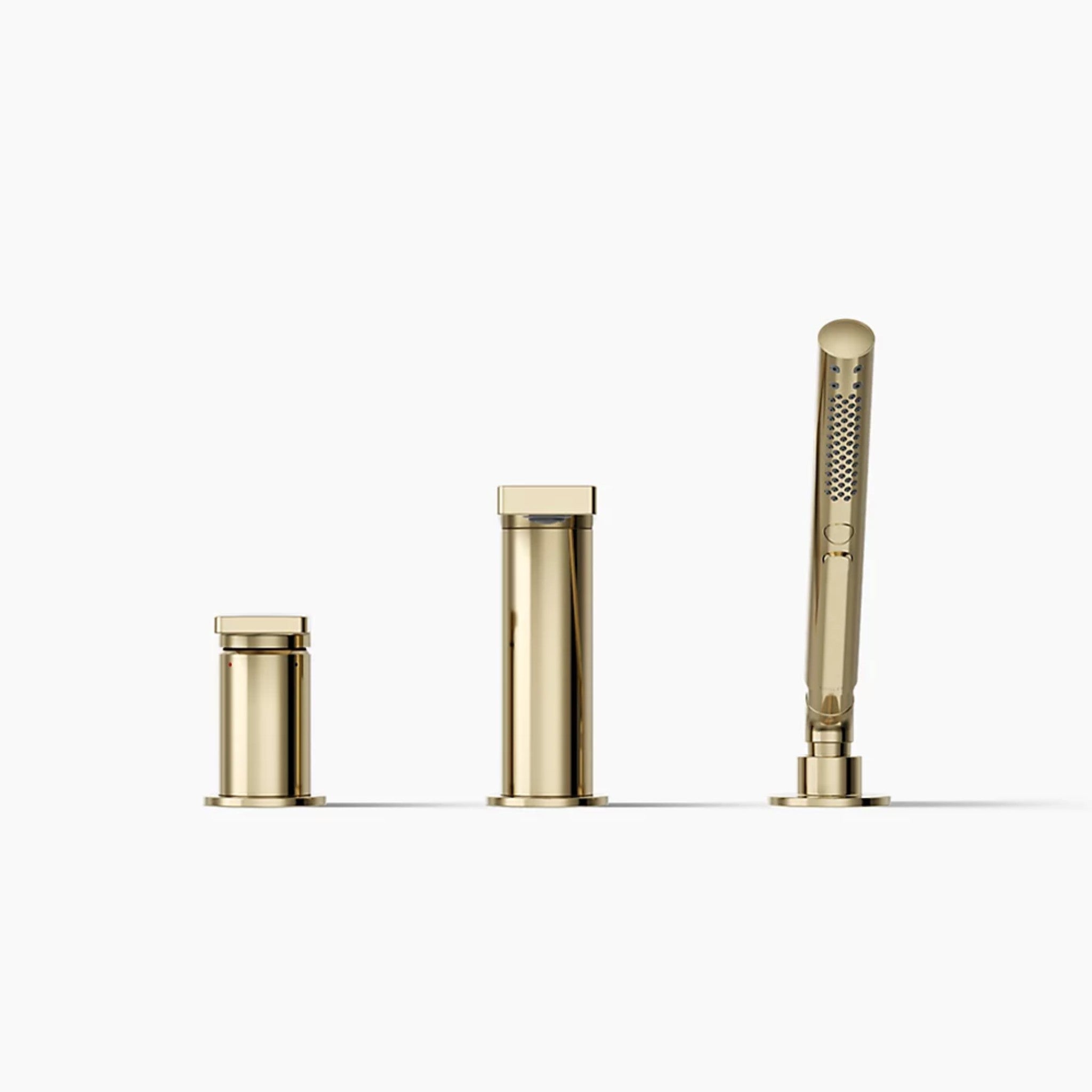COMPOSED DECK MOUNT BATH FAUCET WITH HANDSHOWER - robinsonco.ca
