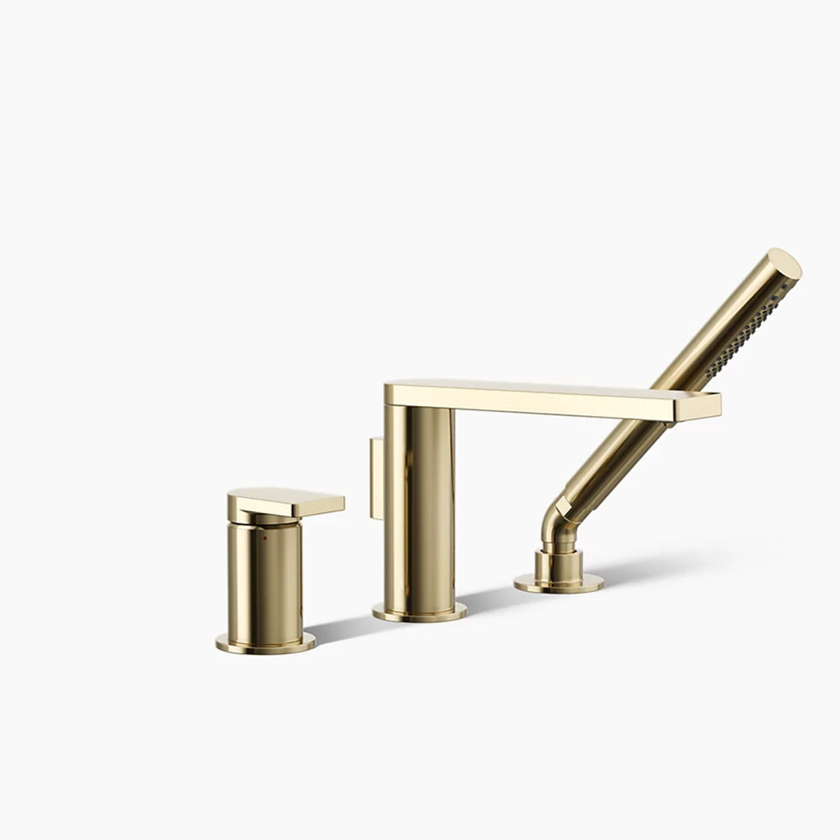 COMPOSED DECK MOUNT BATH FAUCET WITH HANDSHOWER - robinsonco.ca