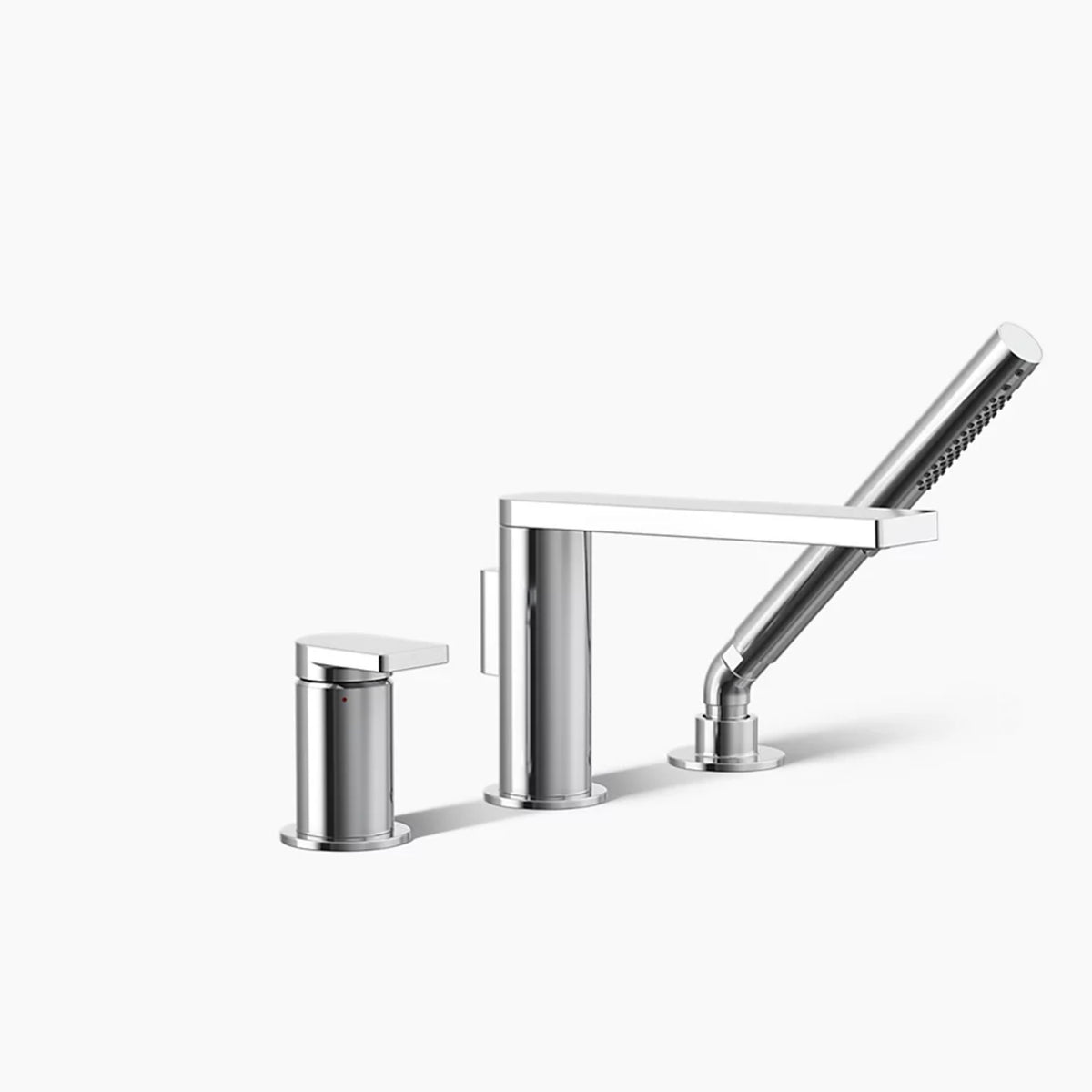 COMPOSED DECK MOUNT BATH FAUCET WITH HANDSHOWER - robinsonco.ca