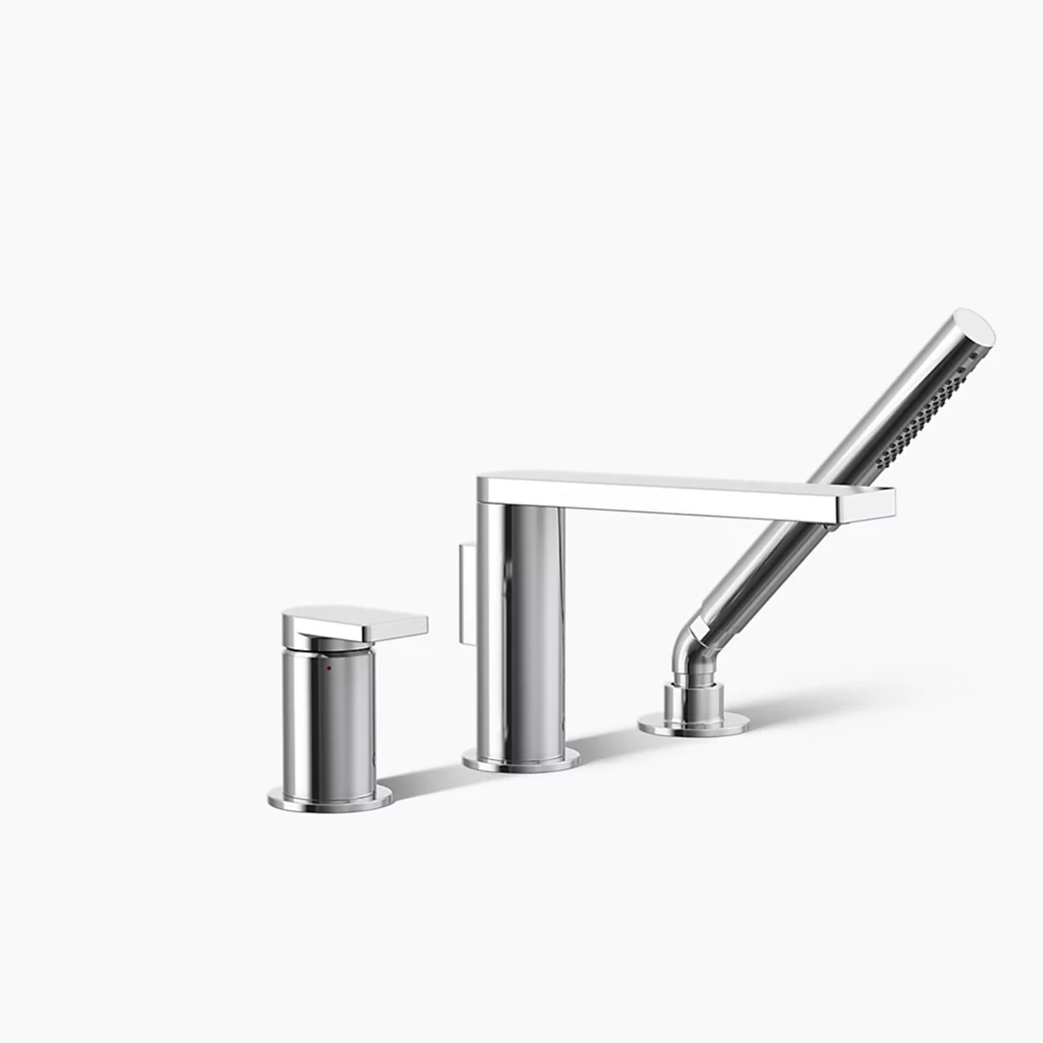 COMPOSED DECK MOUNT BATH FAUCET WITH HANDSHOWER - robinsonco.ca