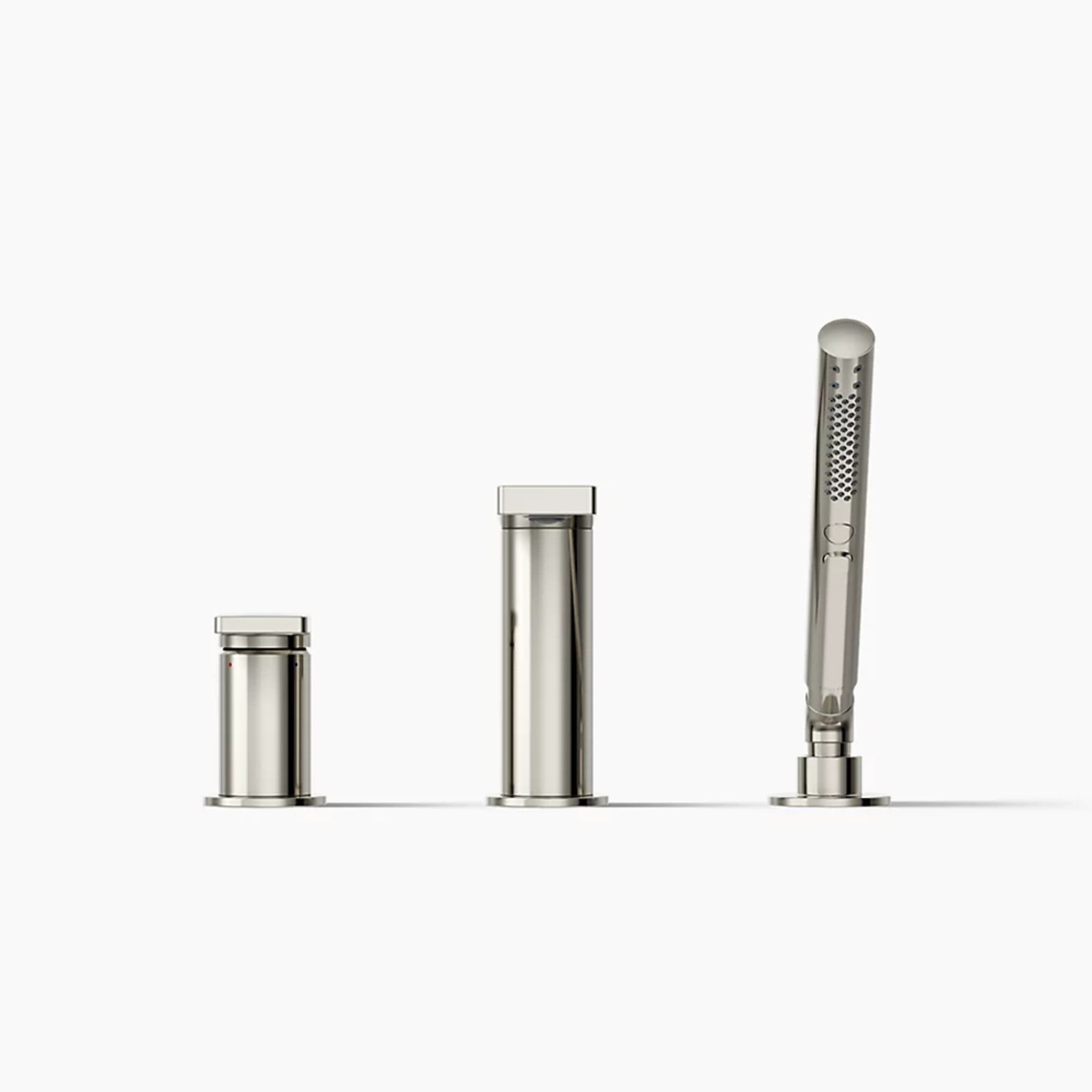 COMPOSED DECK MOUNT BATH FAUCET WITH HANDSHOWER - robinsonco.ca