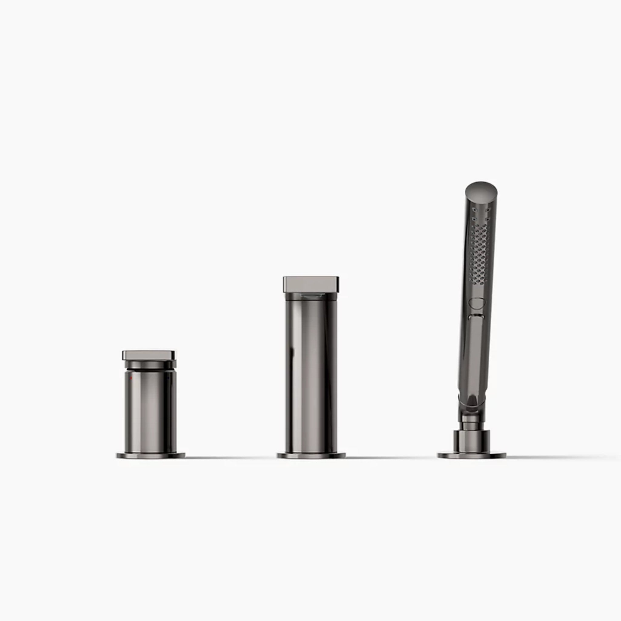 COMPOSED DECK MOUNT BATH FAUCET WITH HANDSHOWER - robinsonco.ca
