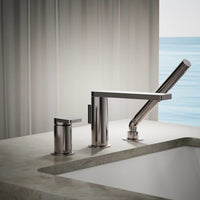COMPOSED DECK MOUNT BATH FAUCET WITH HANDSHOWER - robinsonco.ca