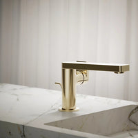 COMPOSED SINGLE-HANDLE BATHROOM SINK FAUCET WITH LEVER HANDLE - robinsonco.ca