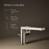 COMPOSED SINGLE-HANDLE BATHROOM SINK FAUCET WITH LEVER HANDLE - robinsonco.ca