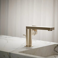 COMPOSED SINGLE-HANDLE BATHROOM SINK FAUCET WITH LEVER HANDLE - robinsonco.ca