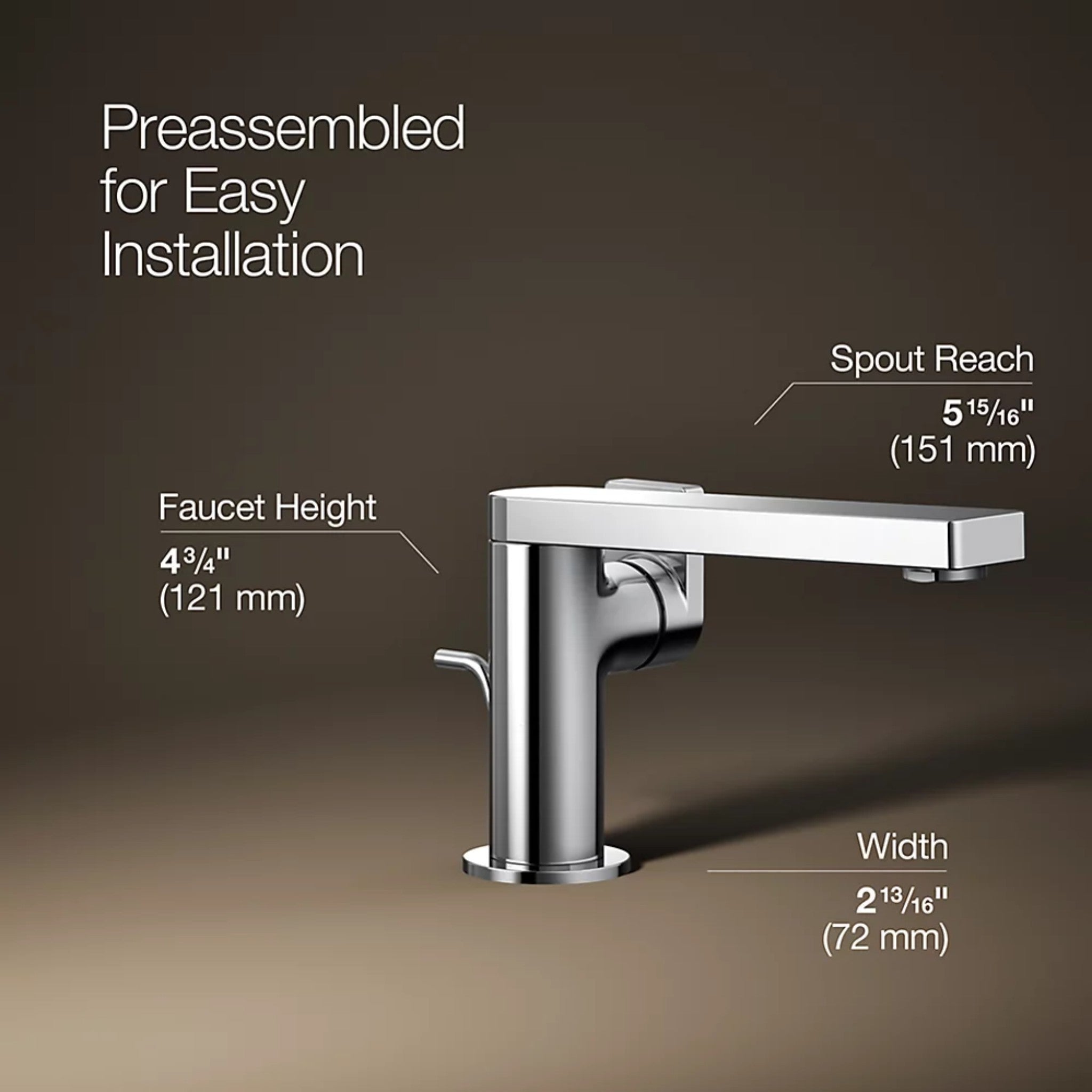 COMPOSED SINGLE-HANDLE BATHROOM SINK FAUCET WITH LEVER HANDLE - robinsonco.ca