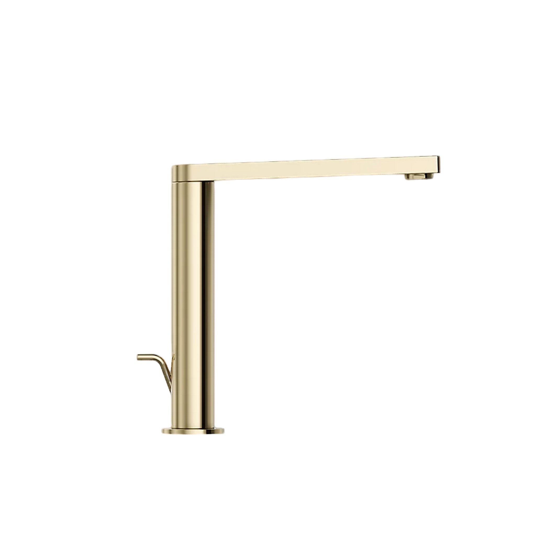COMPOSED TALL SINGLE-HANDLE BATHROOM SINK FAUCET WITH LEVER HANDLE - robinsonco.ca