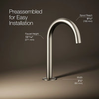 COMPONENTS BATHROOM SINK FAUCET SPOUT WITH TUBE DESIGN - robinsonco.ca