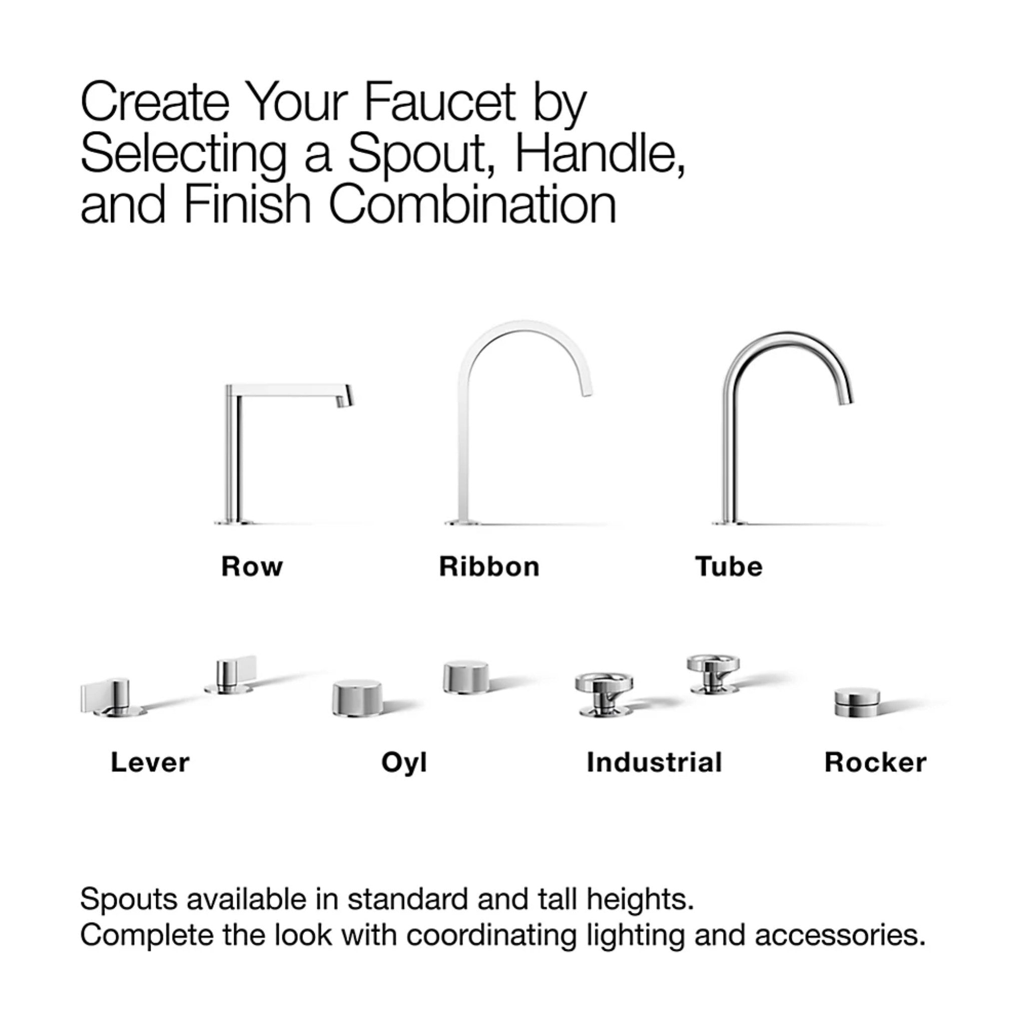 COMPONENTS BATHROOM SINK FAUCET SPOUT WITH TUBE DESIGN - robinsonco.ca