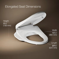 PUREWASH® E590 ELONGATED BIDET TOILET SEAT - robinsonco.ca
