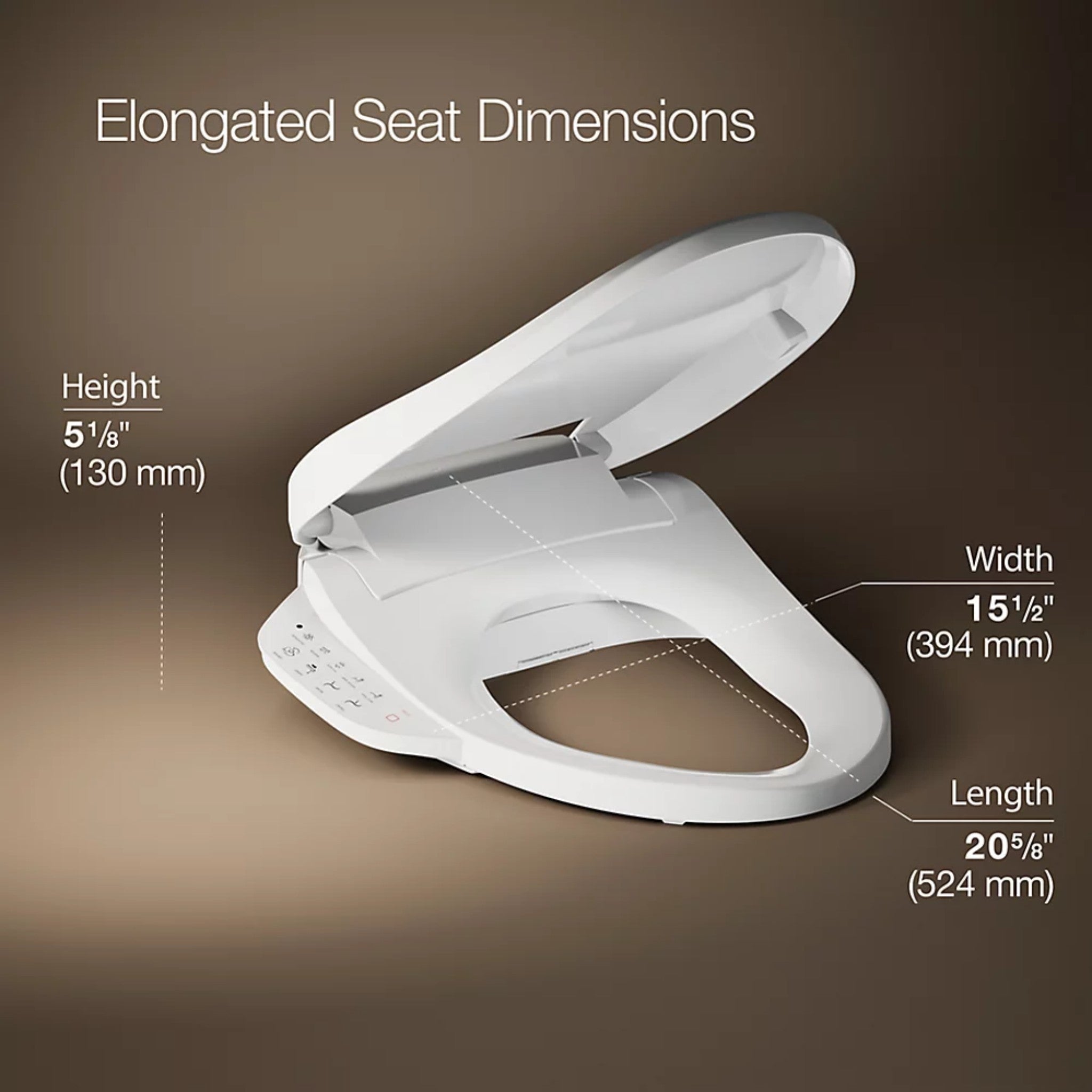 PUREWASH® E590 ELONGATED BIDET TOILET SEAT - robinsonco.ca