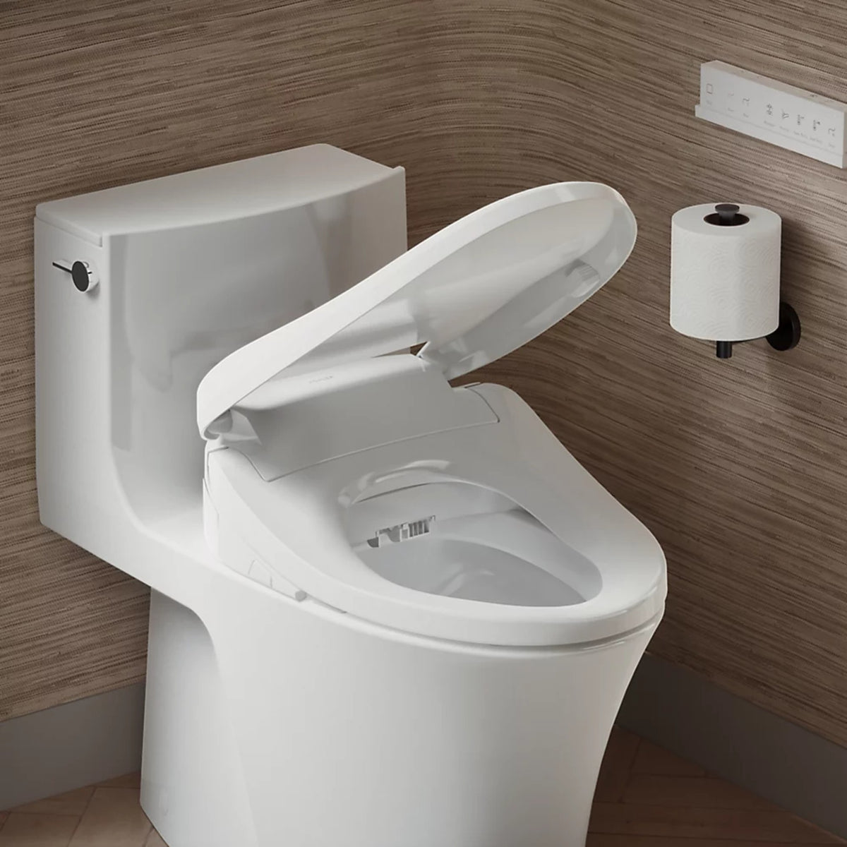 PUREWASH® E820 ELONGATED BIDET TOILET SEAT WITH REMOTE CONTROL - robinsonco.ca