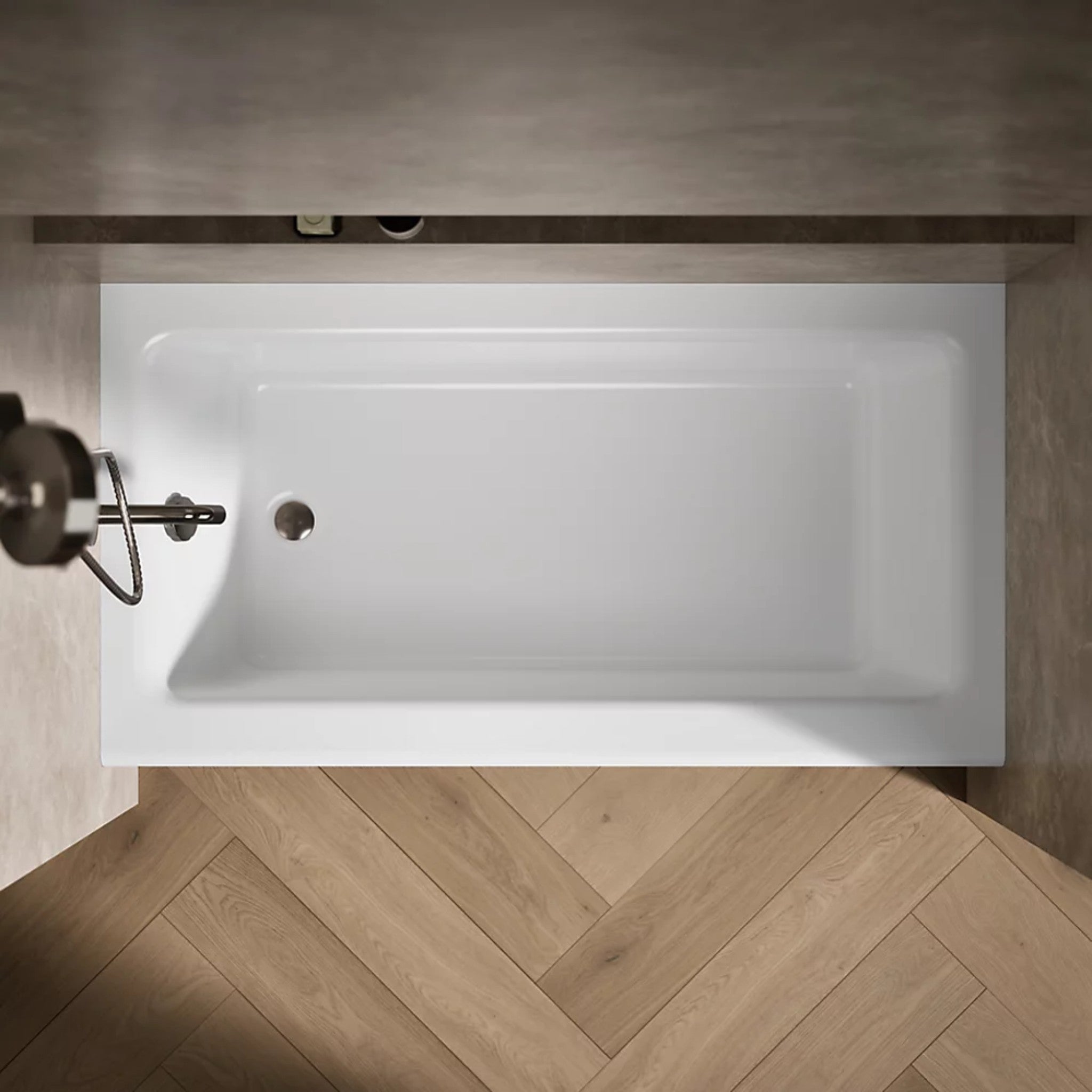 BELLWETHER RECTANGLE 60 X 32 INCHES ALCOVE BATHTUB WITH INTEGRAL APRON AND FLANGE - robinsonco.ca