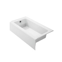 BELLWETHER RECTANGLE 60 X 32 INCHES ALCOVE BATHTUB WITH INTEGRAL APRON AND FLANGE - robinsonco.ca