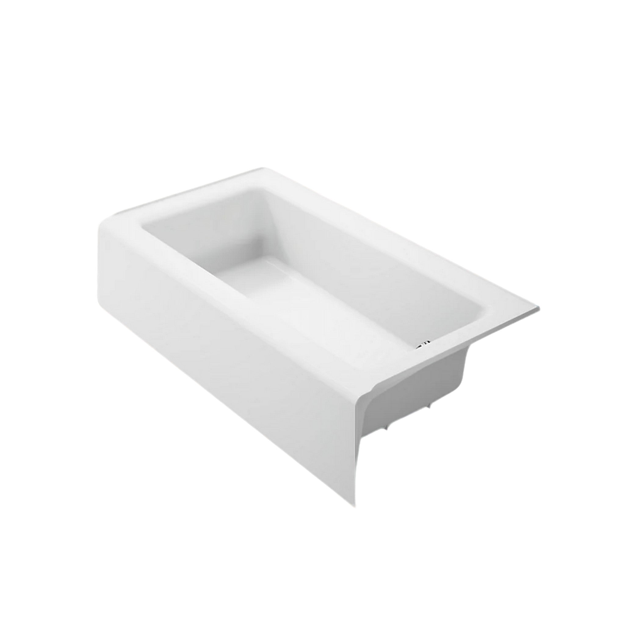 BELLWETHER RECTANGLE 60 X 32 INCHES ALCOVE BATHTUB WITH INTEGRAL APRON AND FLANGE - robinsonco.ca