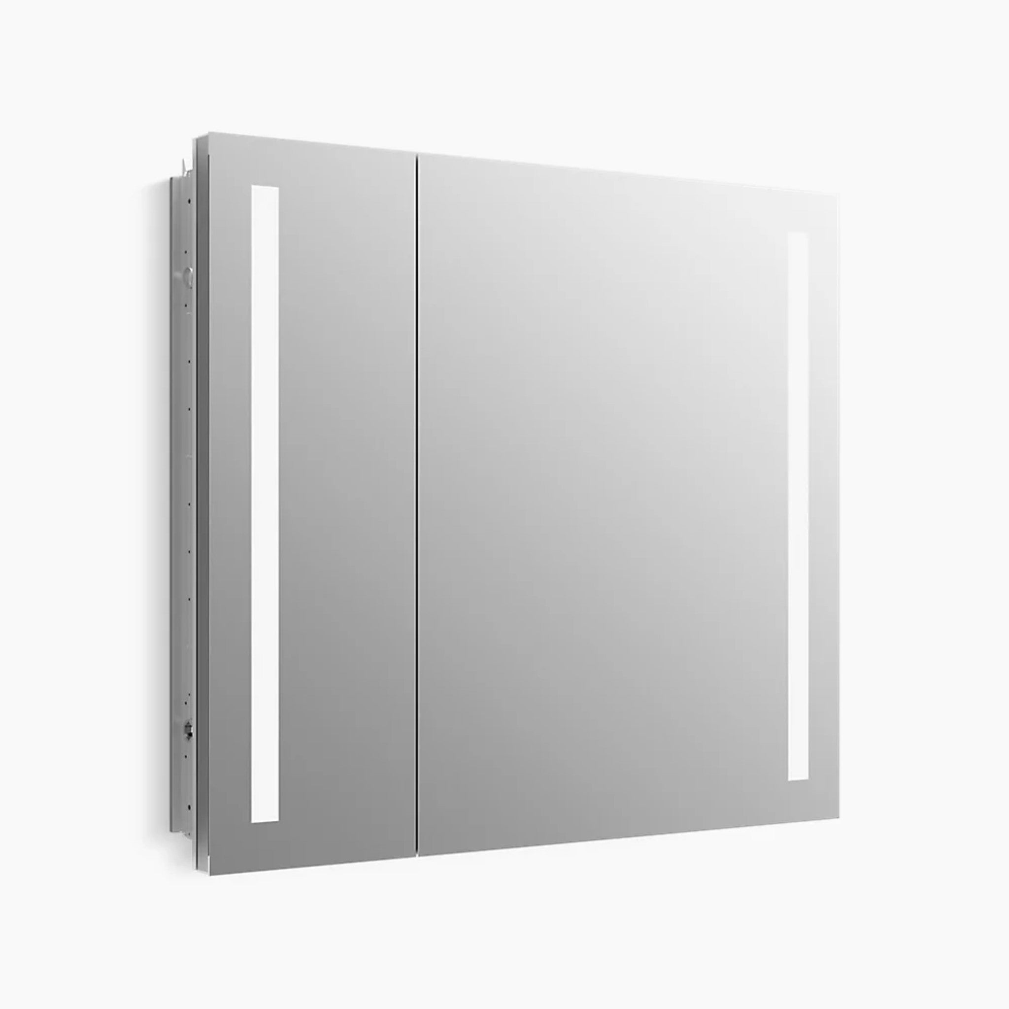 VERDERA 34 X 30 INCHES TWO-DOOR LEFT-HINGED LIGHTED MEDICINE CABINET - robinsonco.ca